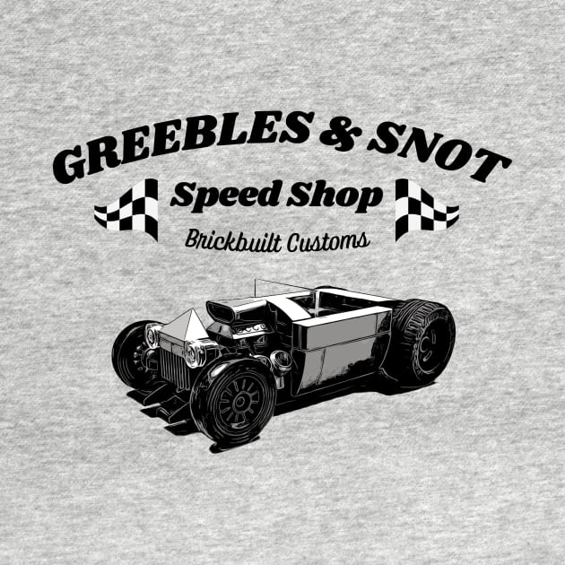 Greebles & Snot Speed Shop Hotrod Roadster by coldwater_creative